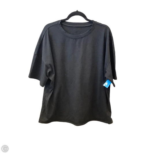 Top Short Sleeve Basic By Clothes Mentor In Black, Size: 2x
