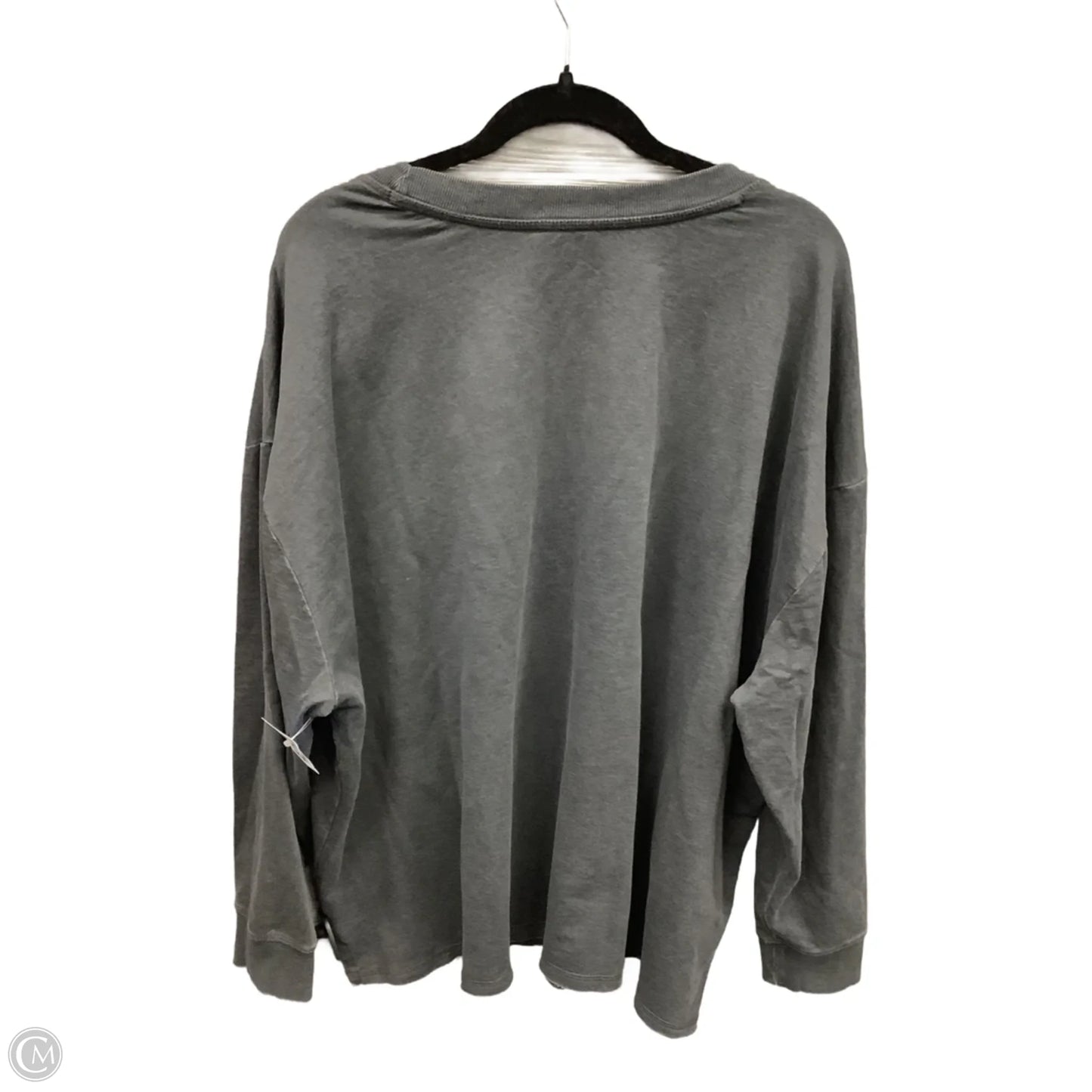 Top Long Sleeve By Maurices In Grey, Size: 3x