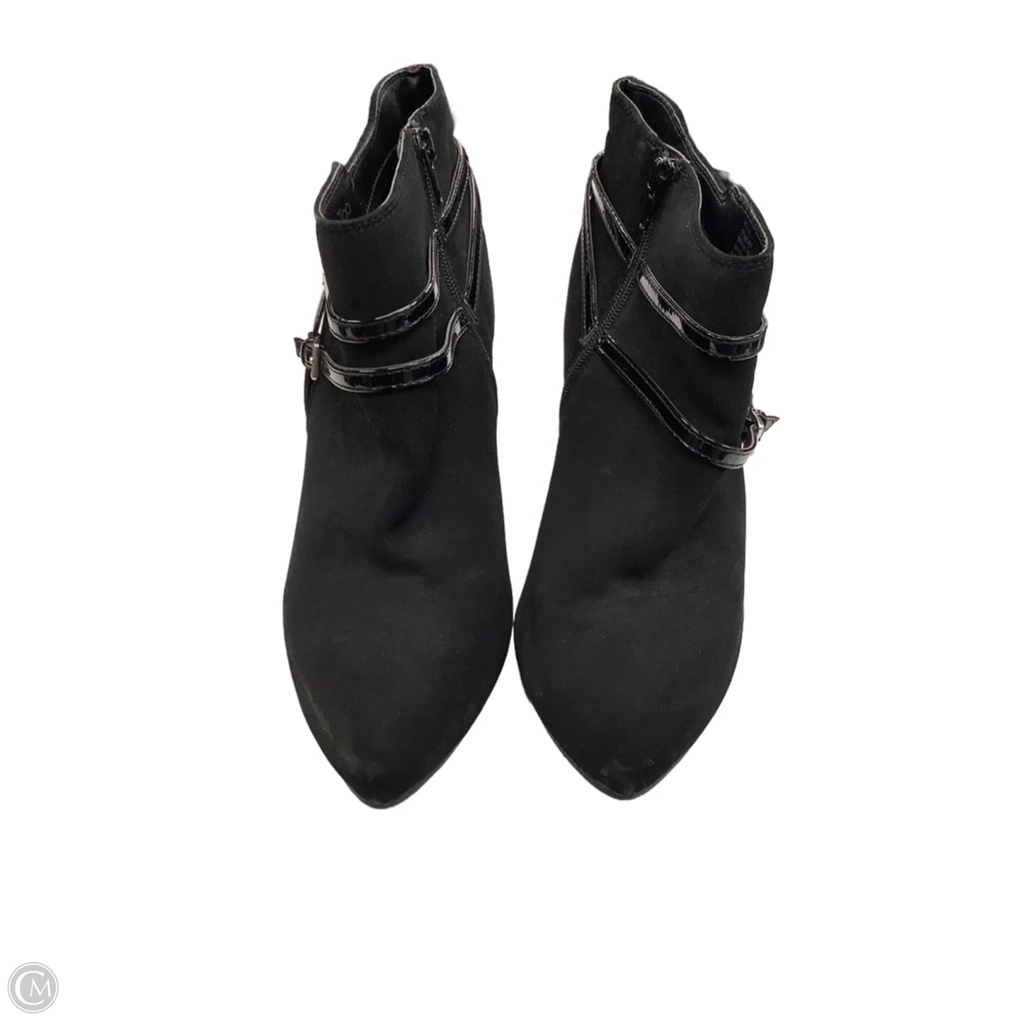 Boots Ankle Heels By Me Too In Black, Size: 11