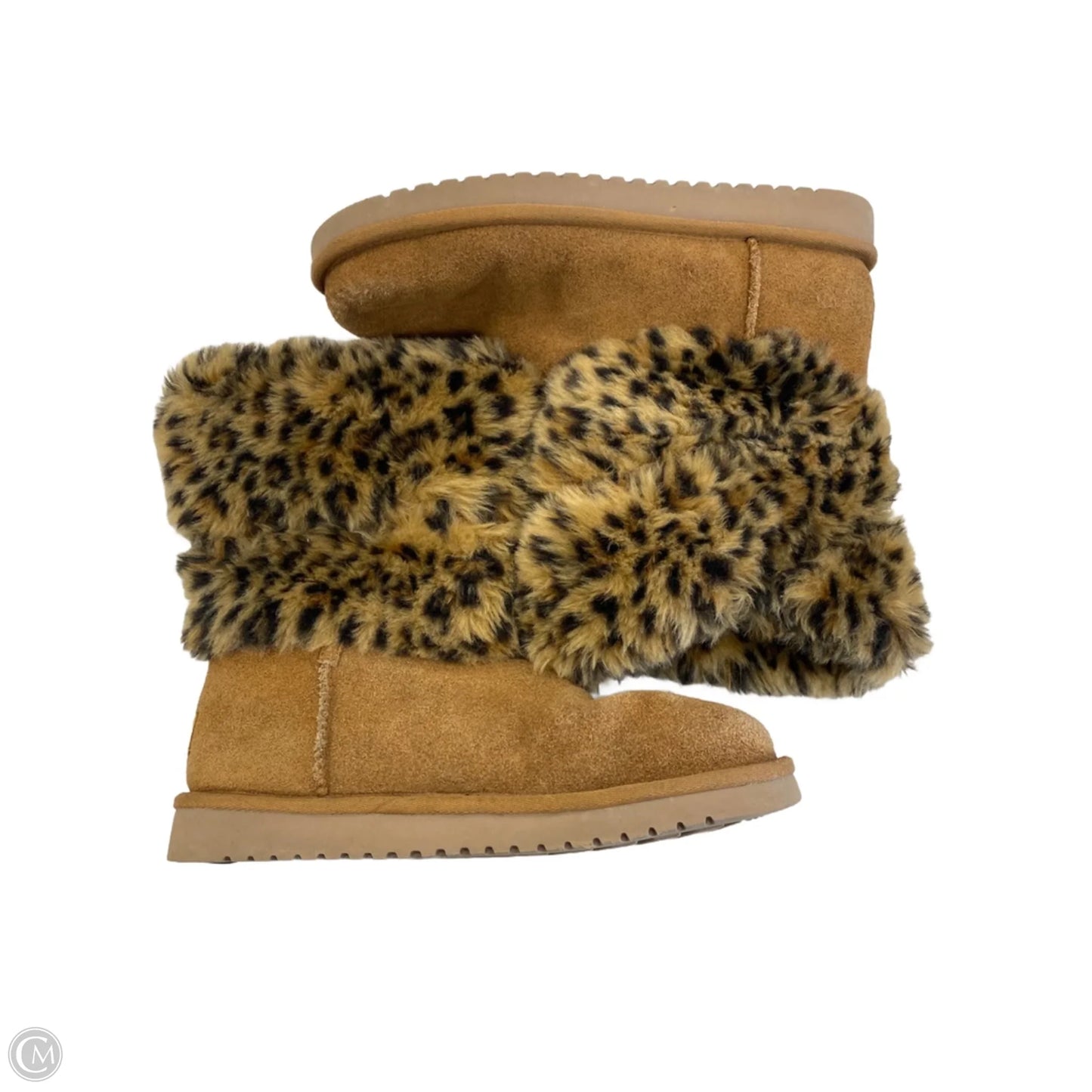 Boots Mid-calf Flats By Koolaburra By Ugg In Brown, Size: 8