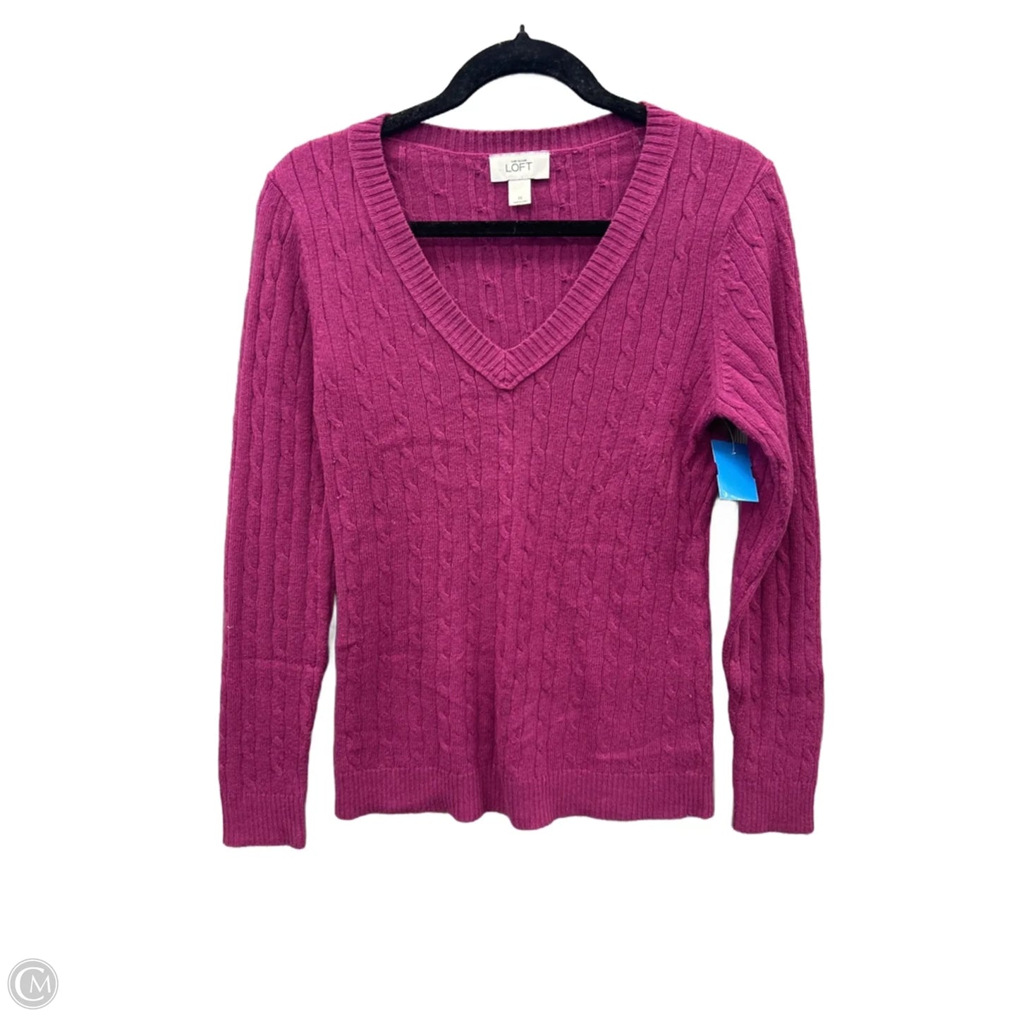 Sweater By Loft In Purple, Size: M