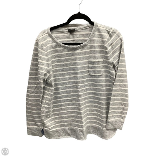 Top Long Sleeve By Talbots In Striped Pattern, Size: L