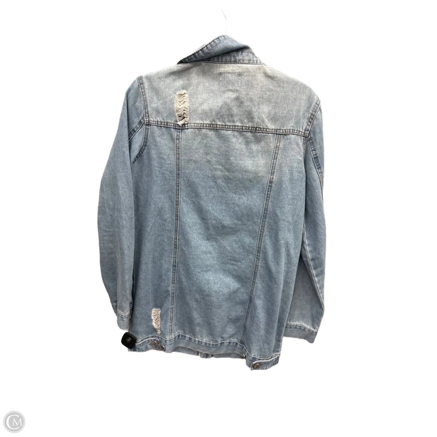 Jacket Denim By Ci Sono In Blue Denim, Size: M