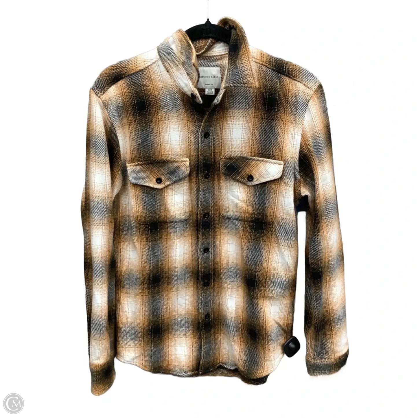 Jacket Other By American Eagle In Plaid Pattern, Size: S