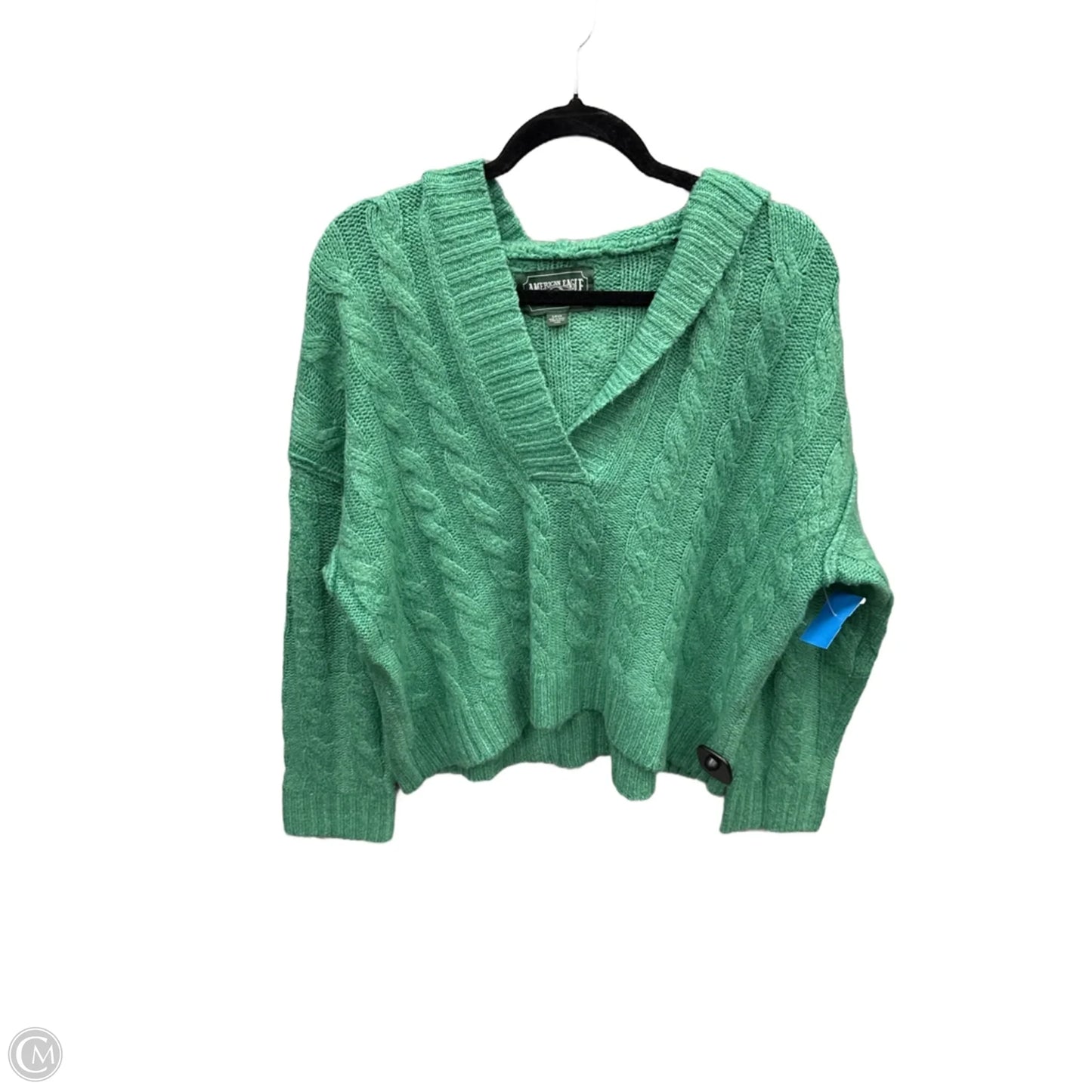 Sweater By American Eagle In Green, Size: S
