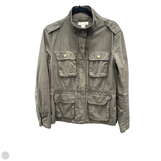 Jacket Moto By H&m In Green, Size: L