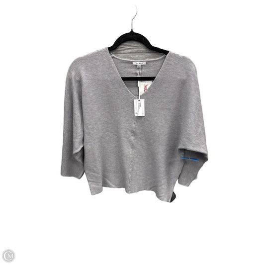Top Long Sleeve By Vila Milano In Grey, Size: S