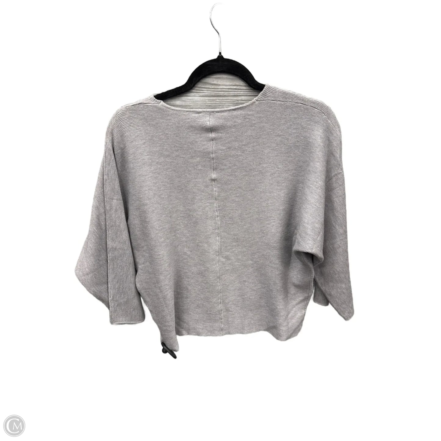 Top Long Sleeve By Vila Milano In Grey, Size: S
