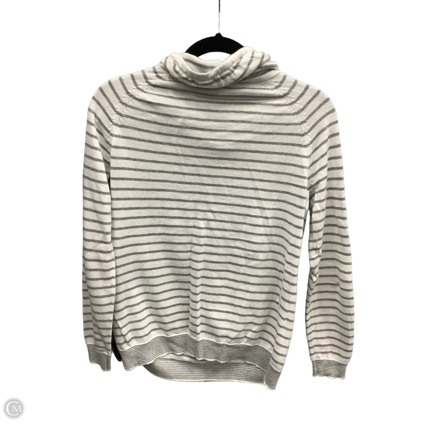 Top Long Sleeve By Amour In Striped Pattern, Size: S
