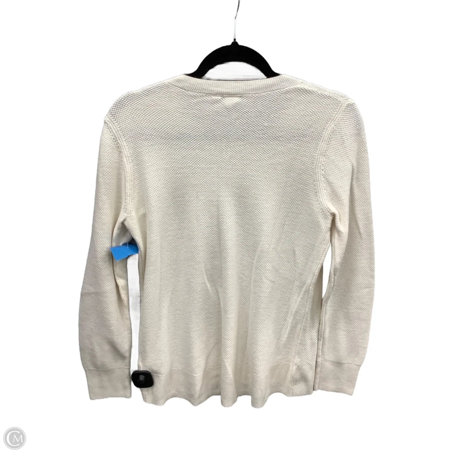 Top Long Sleeve Basic By Gap In Cream, Size: M