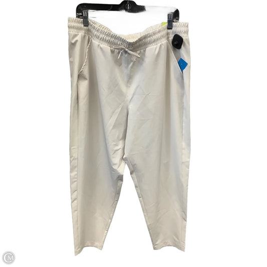 Athletic Pants By All In Motion In Cream, Size: Xl