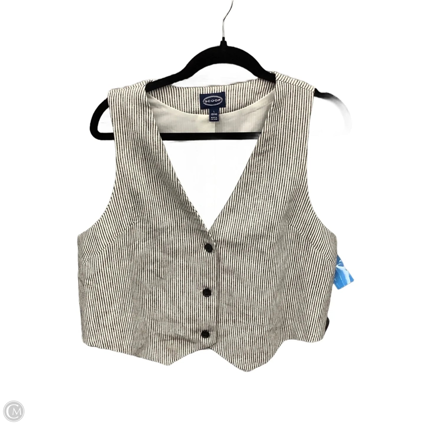 Vest Other By Scoop In Striped Pattern, Size: L