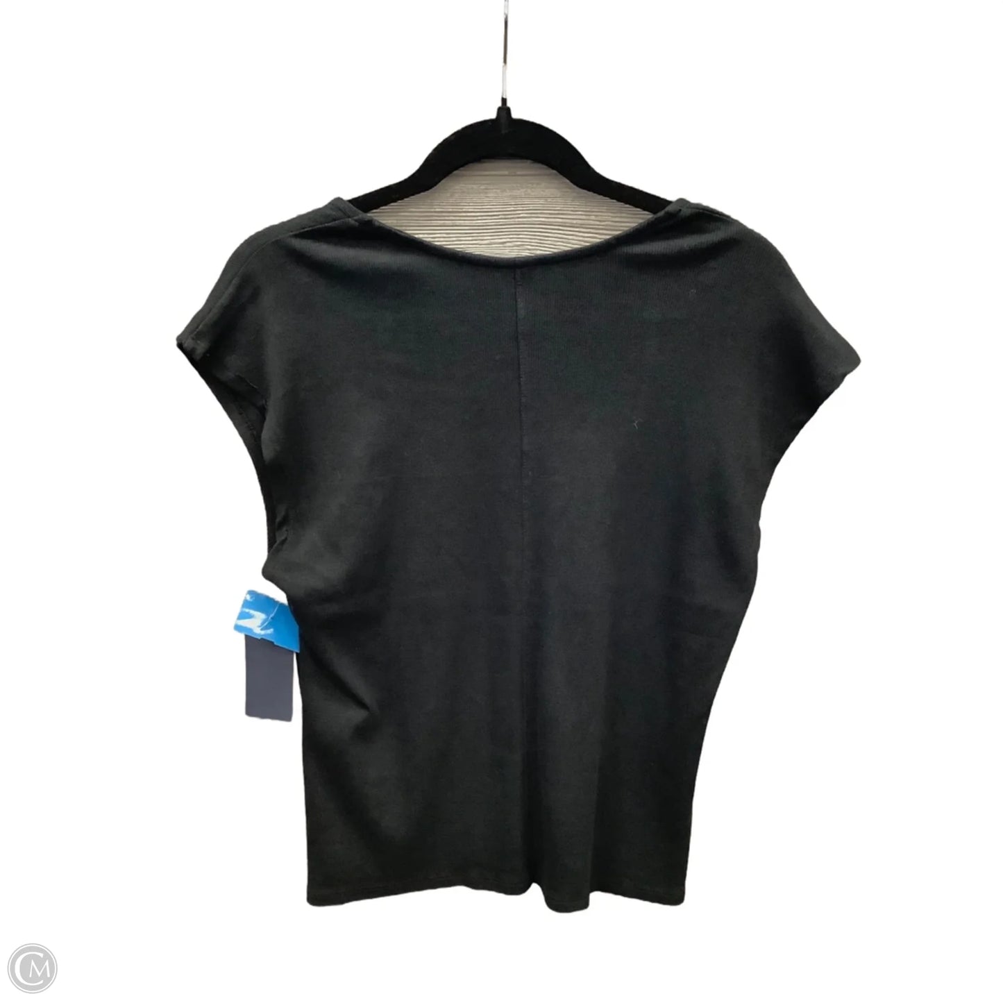 Top Short Sleeve By Melrose And Market In Black, Size: L