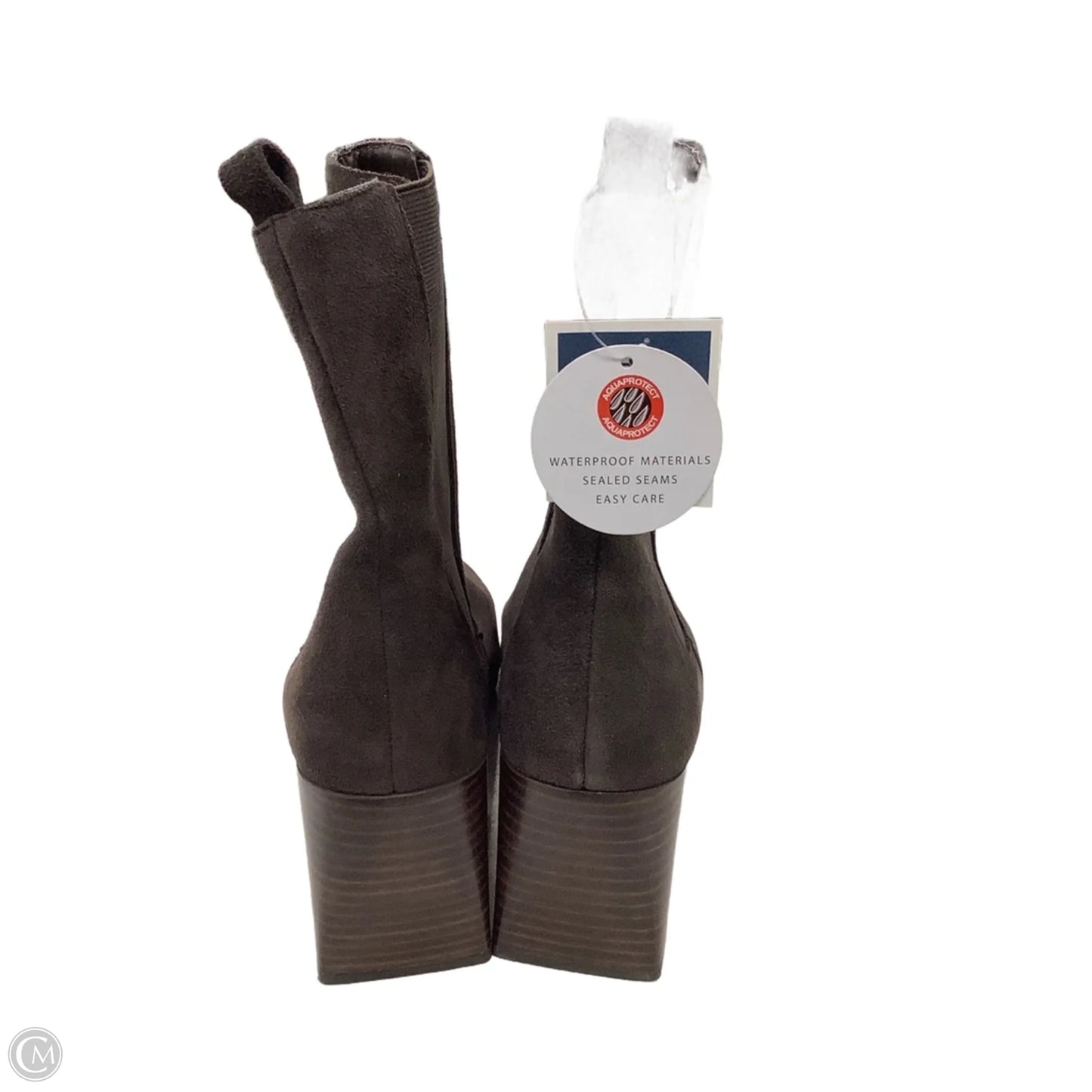 Boots Mid-calf Heels By Universal Thread In Brown, Size: 8