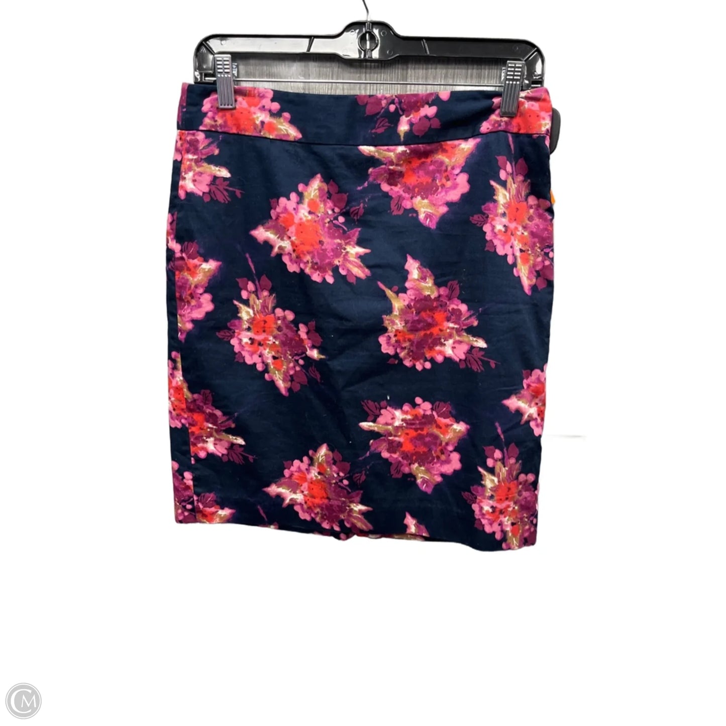 Skirt Midi By Loft In Floral Print, Size: 4