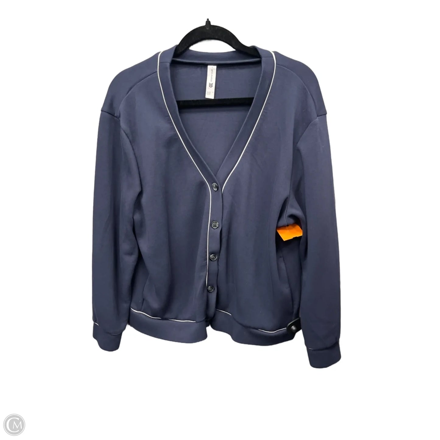 Athletic Jacket By All In Motion In Blue, Size: L