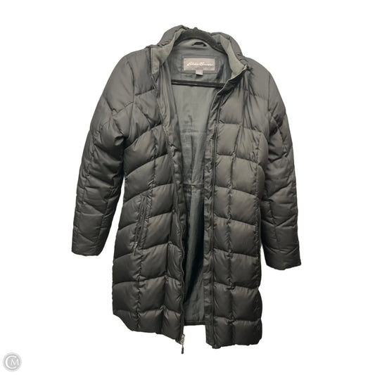 Coat Puffer & Quilted By Eddie Bauer In Black, Size: S