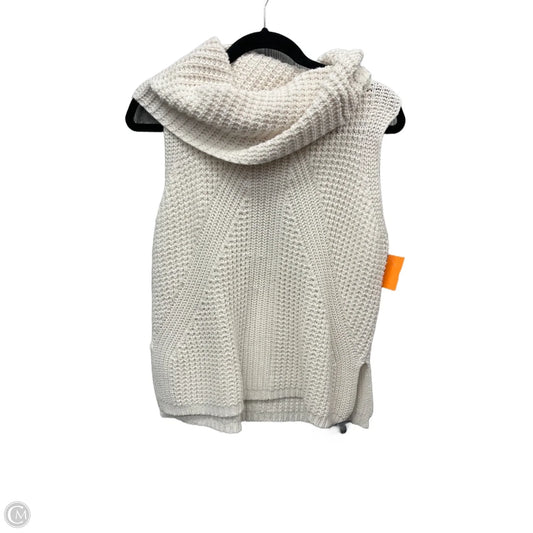 Top Sleeveless By Cato In White, Size: L