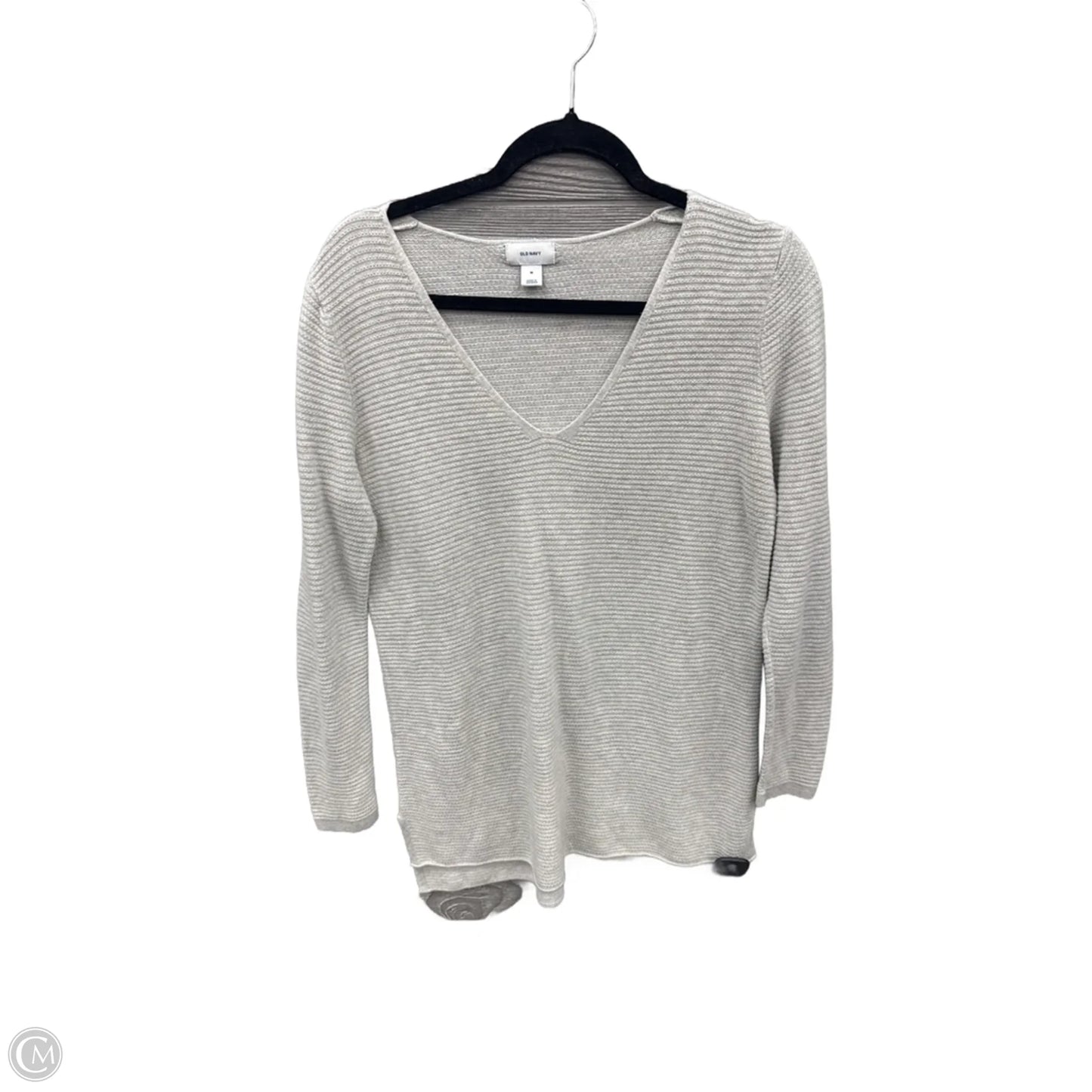 Top Long Sleeve By Old Navy In Grey, Size: M