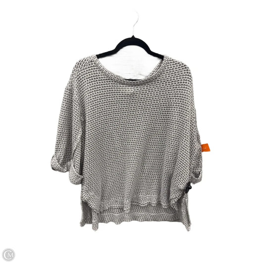 Top 3/4 Sleeve By 1.state In Grey & White, Size: Xl