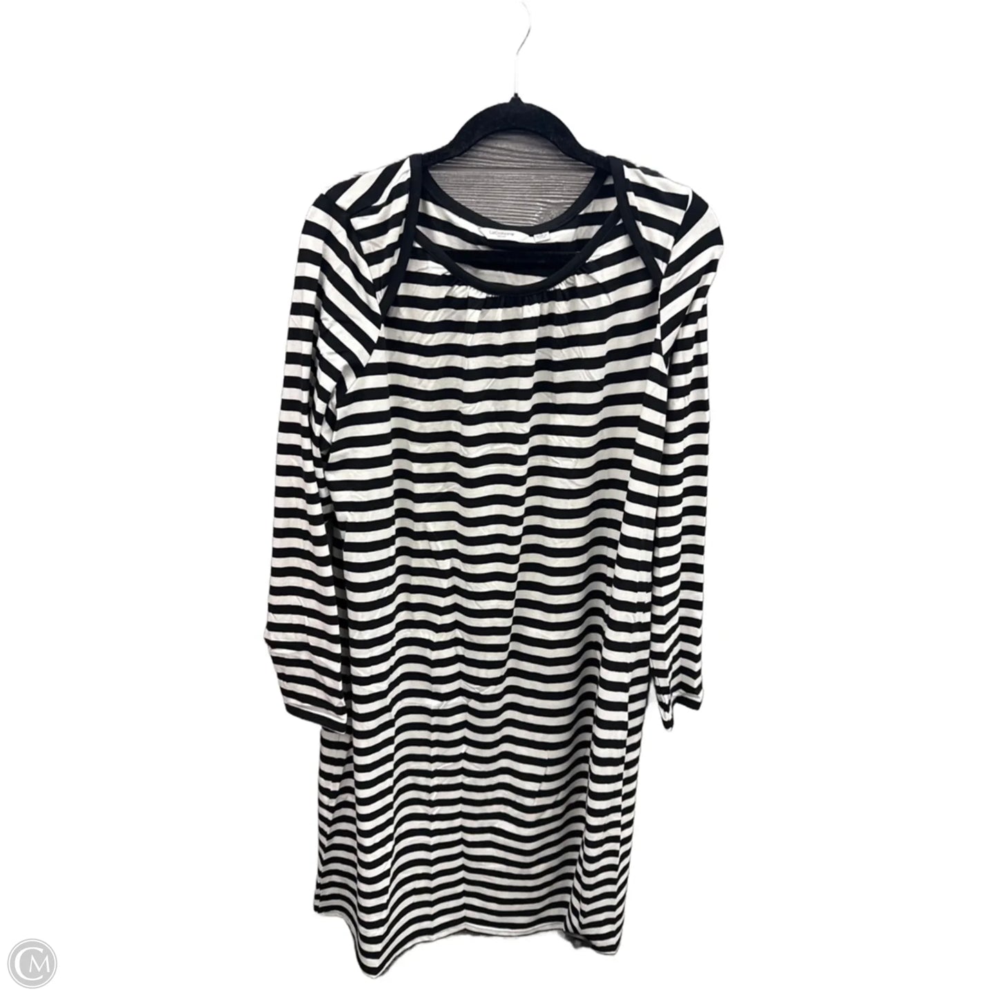 Dress Casual Maxi By Liz Claiborne In Striped Pattern, Size: 1x