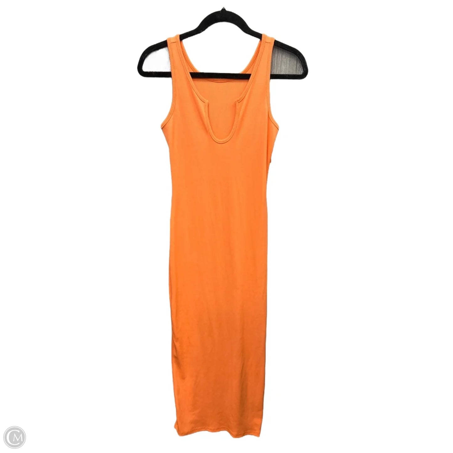 Dress Casual Maxi By Shein In Orange, Size: M