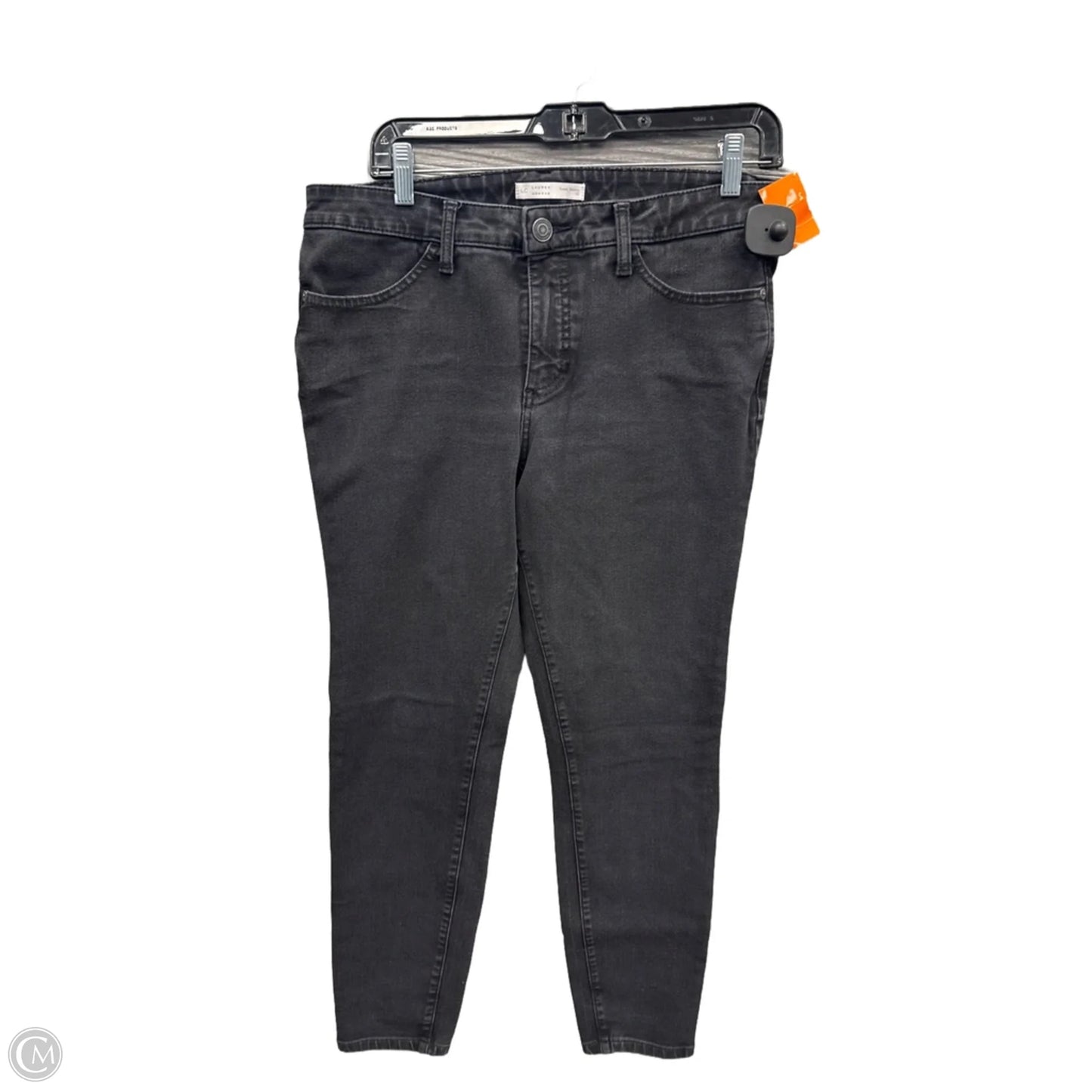 Jeans Skinny By Lc Lauren Conrad In Black Denim, Size: 10