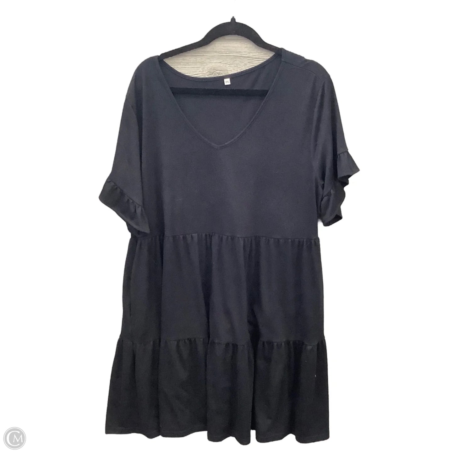Dress Casual Midi By Clothes Mentor In Blue, Size: 2x