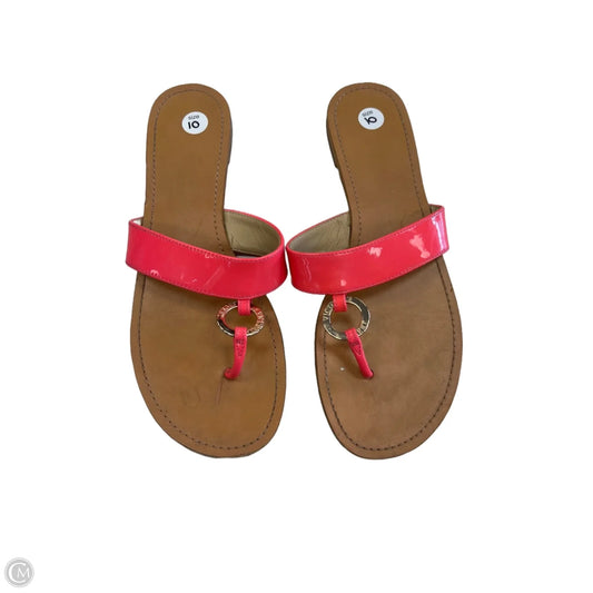 Sandals Flip Flops By Victoria’s secret In Orange, Size: 10