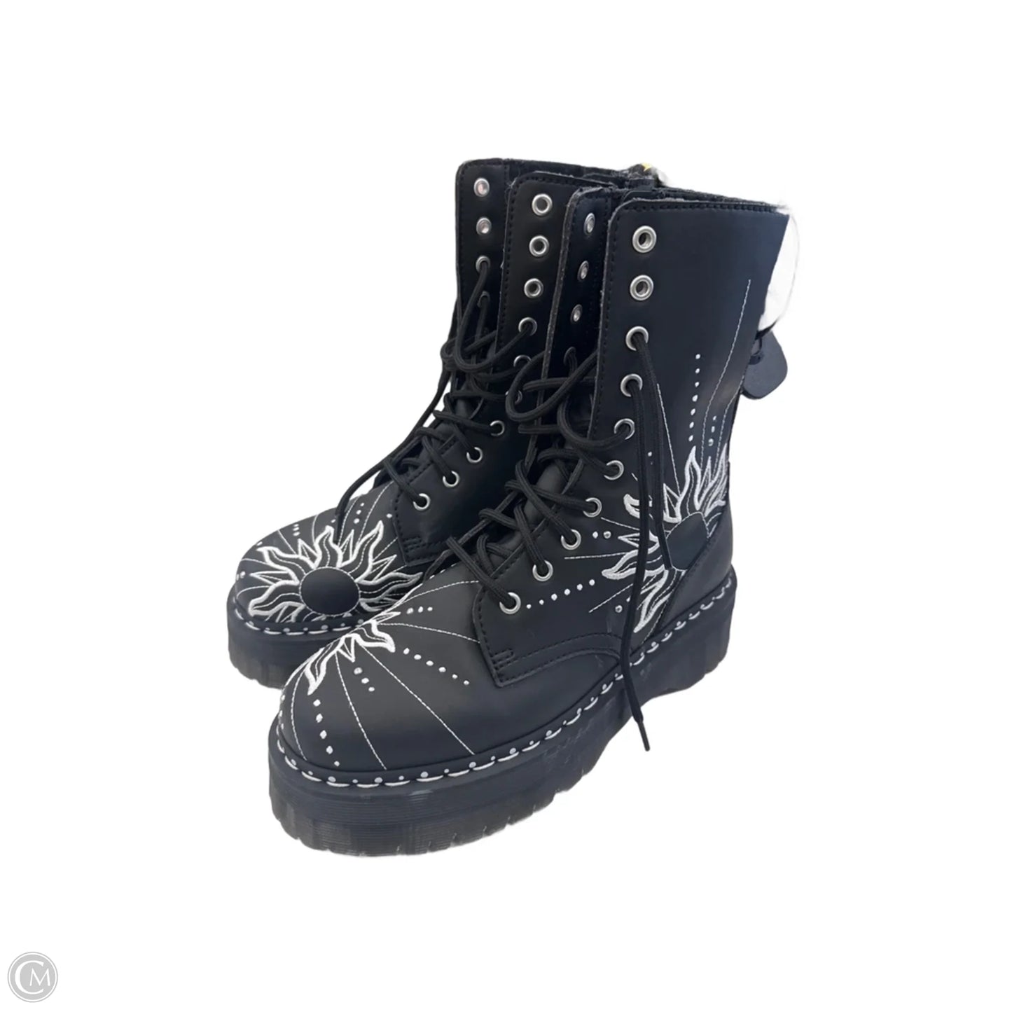 Boots Combat By Dr Martens In Black, Size: 8