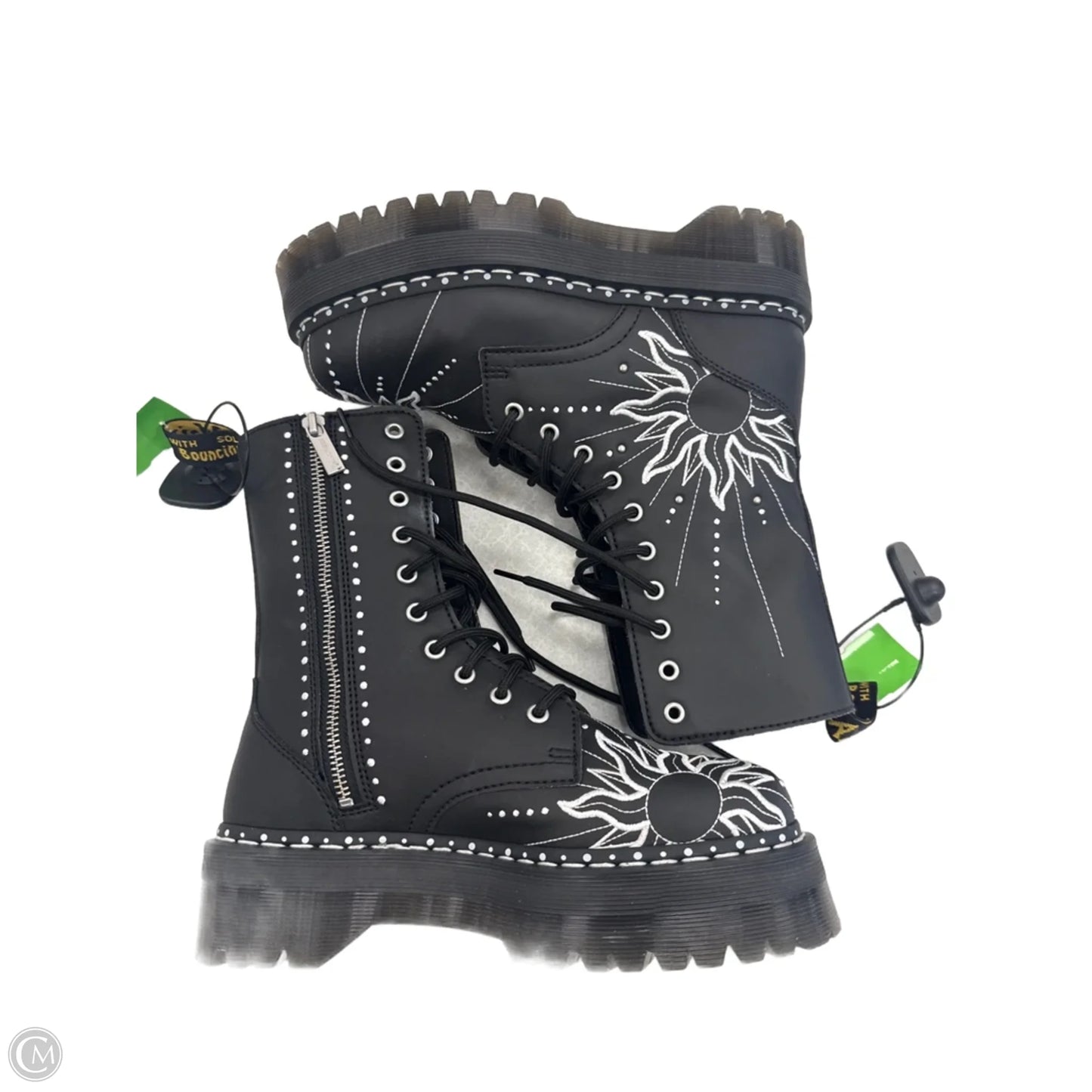 Boots Combat By Dr Martens In Black, Size: 8