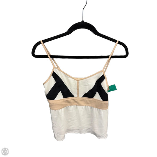 Top Sleeveless By Loft In Cream, Size: Xs