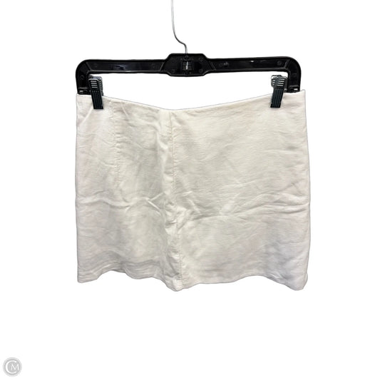 Skirt Mini & Short By Abercrombie And Fitch In White, Size: 8