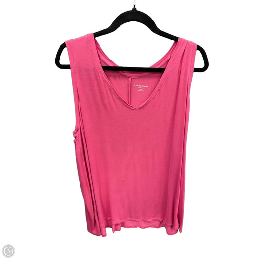 Top Sleeveless By Lane Bryant In Pink, Size: 3x