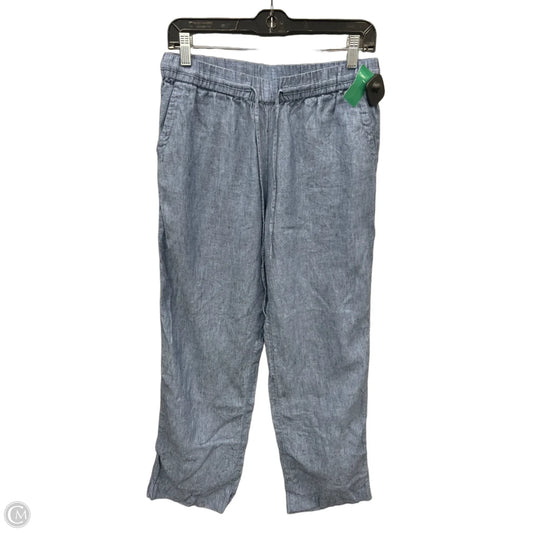 Pants Linen By Charter Club In Blue, Size: 4