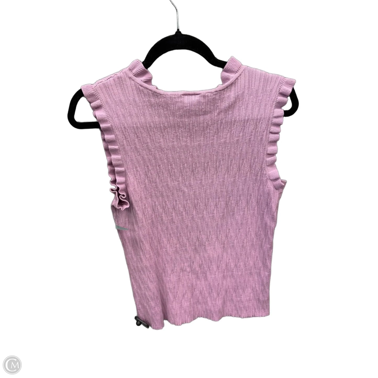 Top Sleeveless By Ann Taylor In Purple, Size: Xl