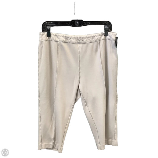 Capris By Soft Surroundings In Tan, Size: 12p