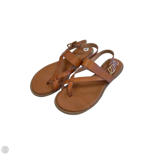 Sandals Flats By Franco Sarto In Brown, Size: 7