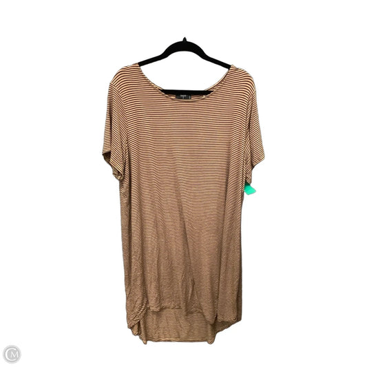 Dress Casual Midi By Tahari In Striped Pattern, Size: 2x