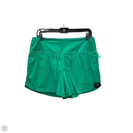 Athletic Shorts By Spyder In Green, Size: L