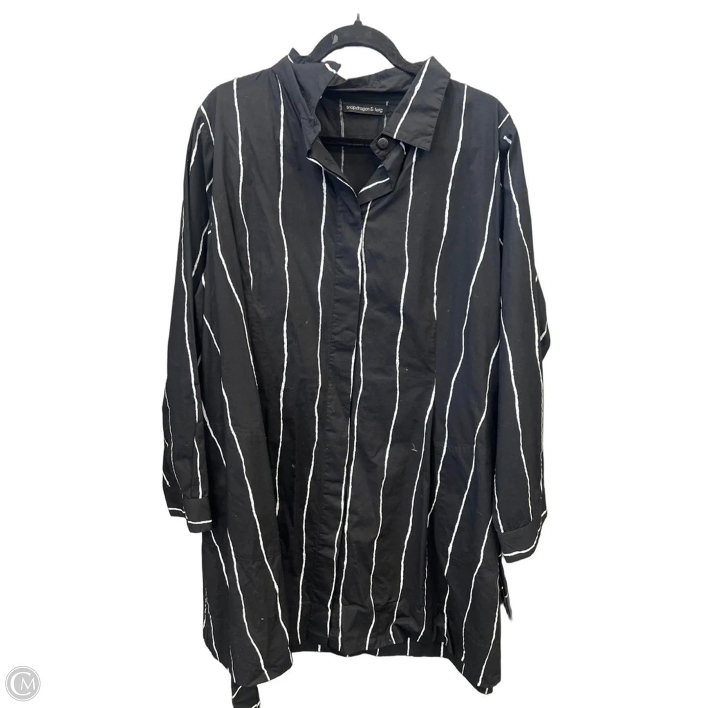 Dress Casual Midi By Clothes Mentor In Striped Pattern, Size: Xl