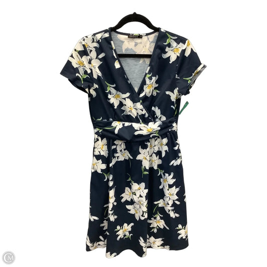Dress Casual Midi By Clothes Mentor In Floral Print, Size: M