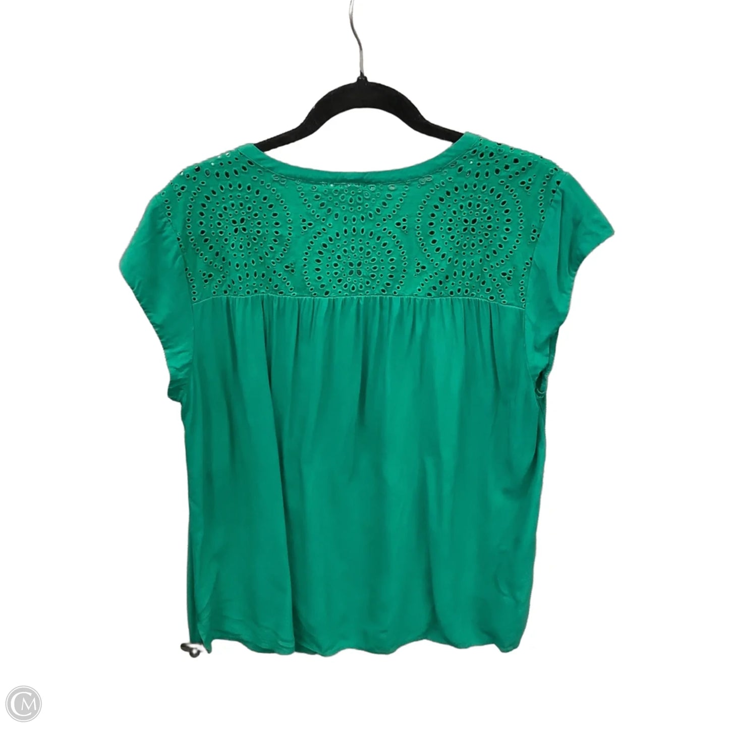 Top Short Sleeve By Daniel Rainn In Green, Size: Xl