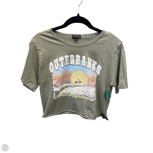 Top Short Sleeve By Originality In Green, Size: S