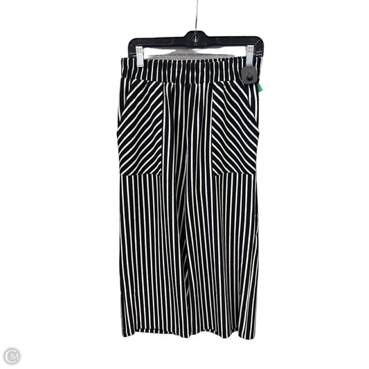 Pants Wide Leg By Clothes Mentor In Striped Pattern, Size: L