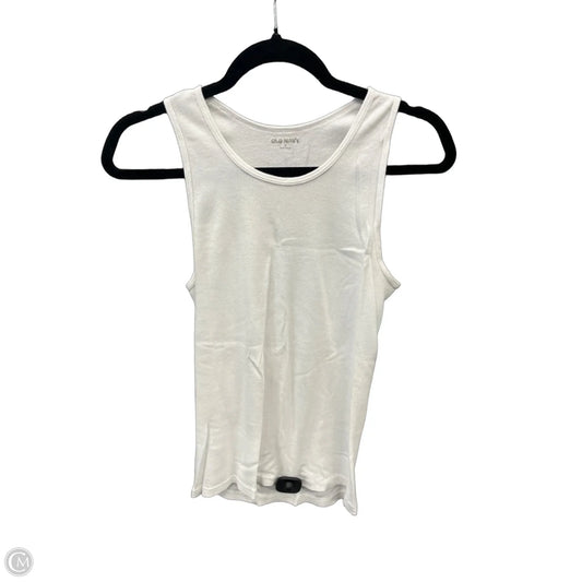 Top Sleeveless Basic By Old Navy In White, Size: M