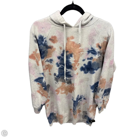Sweatshirt Hoodie By Pink In Tie Dye Print, Size: Xs