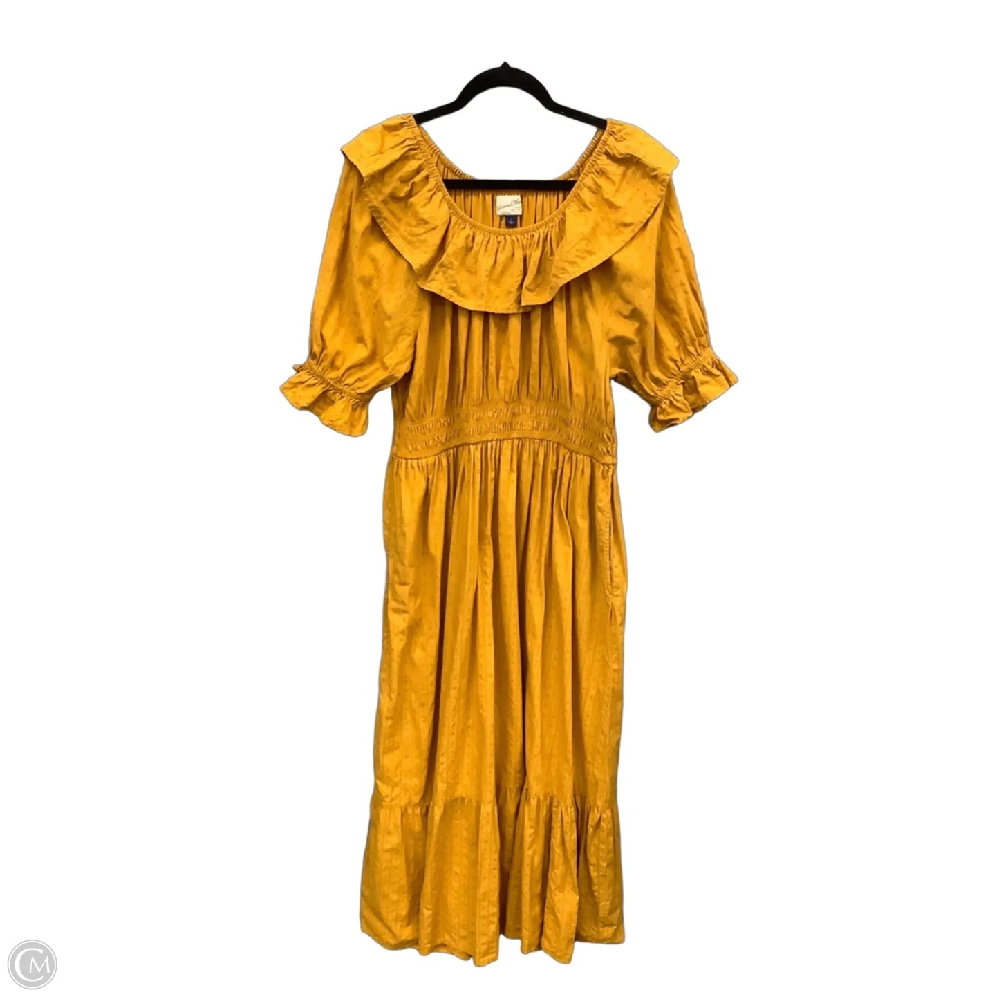 Dress Casual Maxi By Universal Thread In Yellow, Size: L