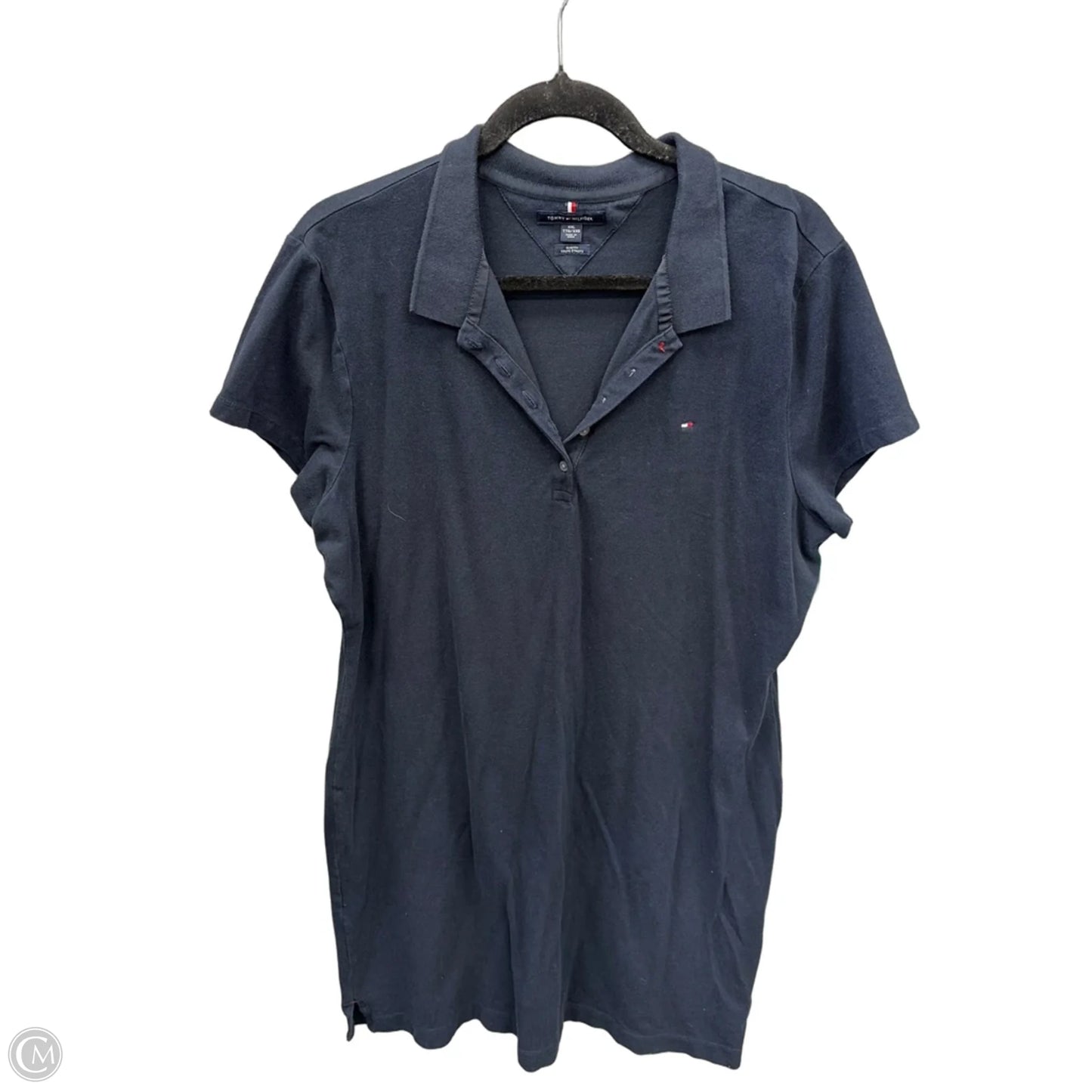 Dress Casual Midi By Tommy Hilfiger In Blue, Size: Xxl