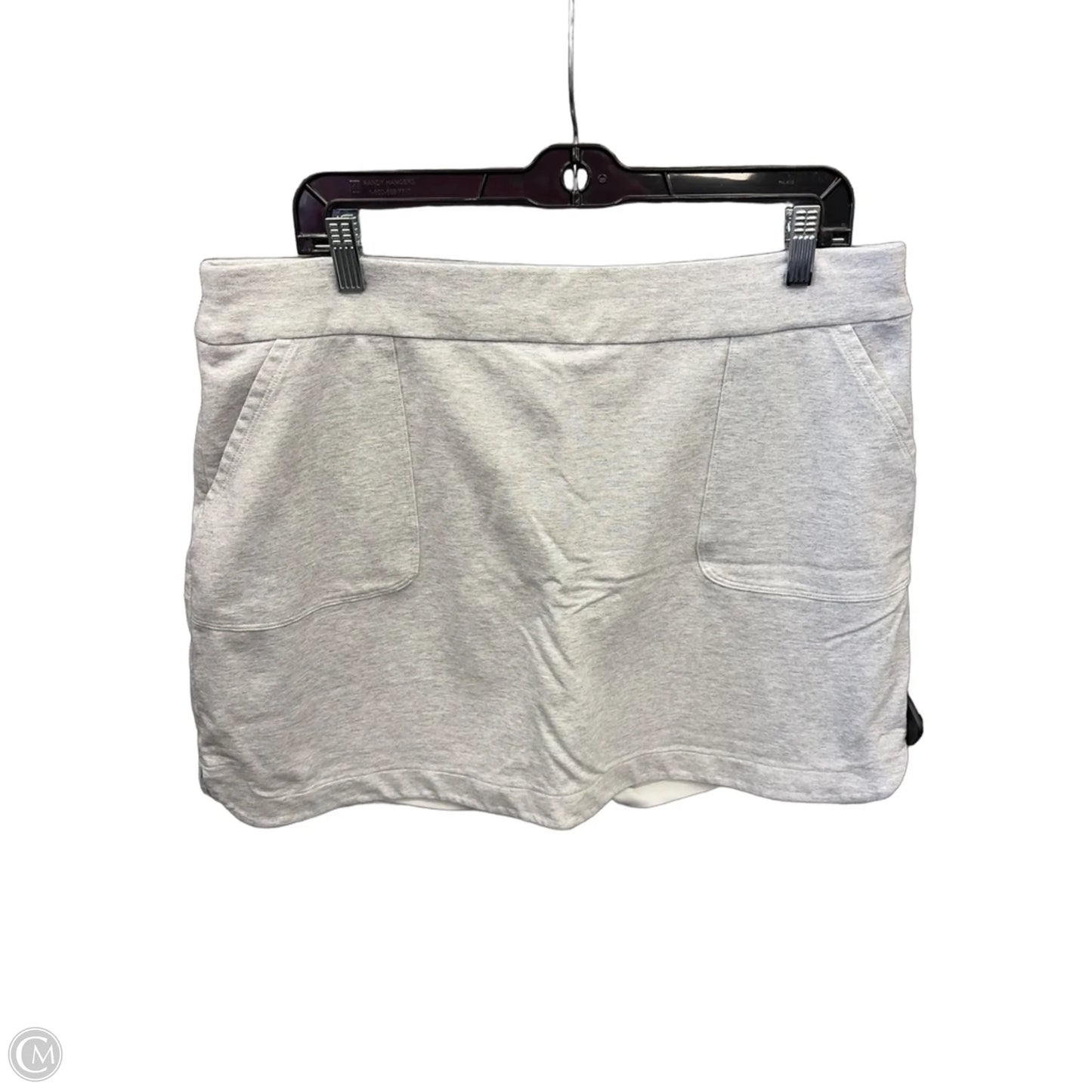 Skort By Chicos In Grey, Size: 2x